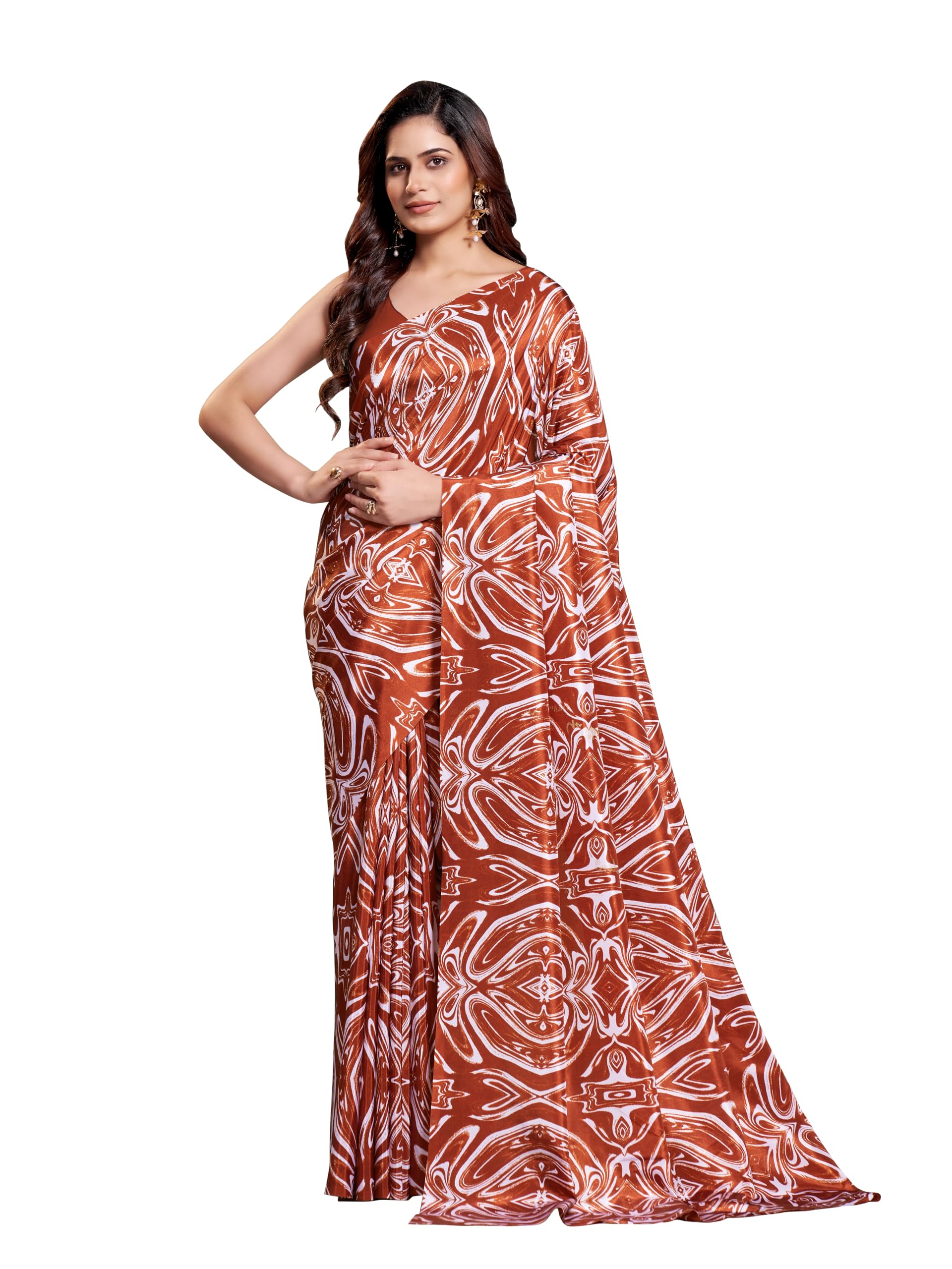 garden vareli Art Silk Abstract Printed Saree-picture-37