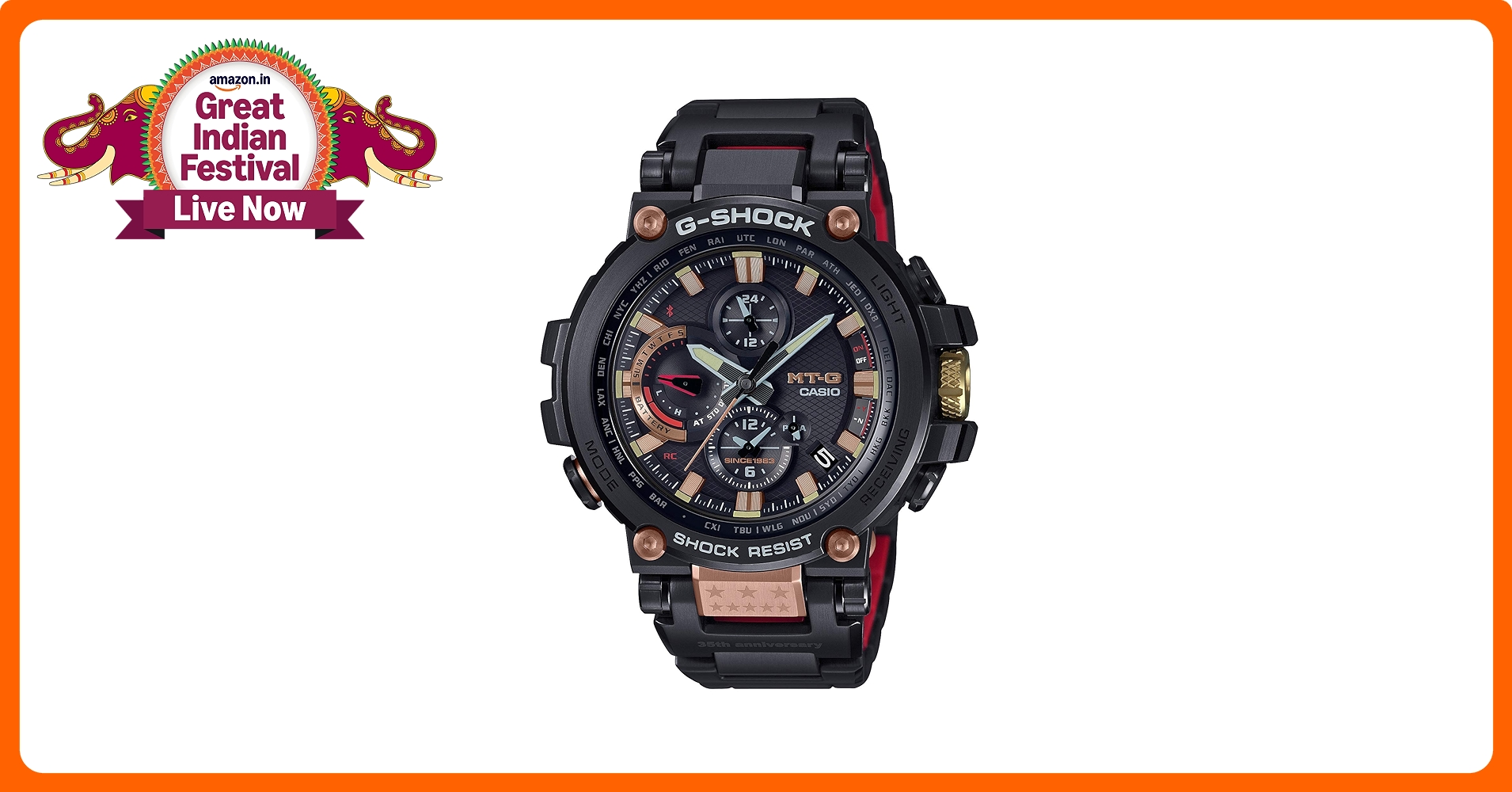 G-SHOCK Casio MTG-B1000TF-1AJR Magma Ocean 35th Anniversary