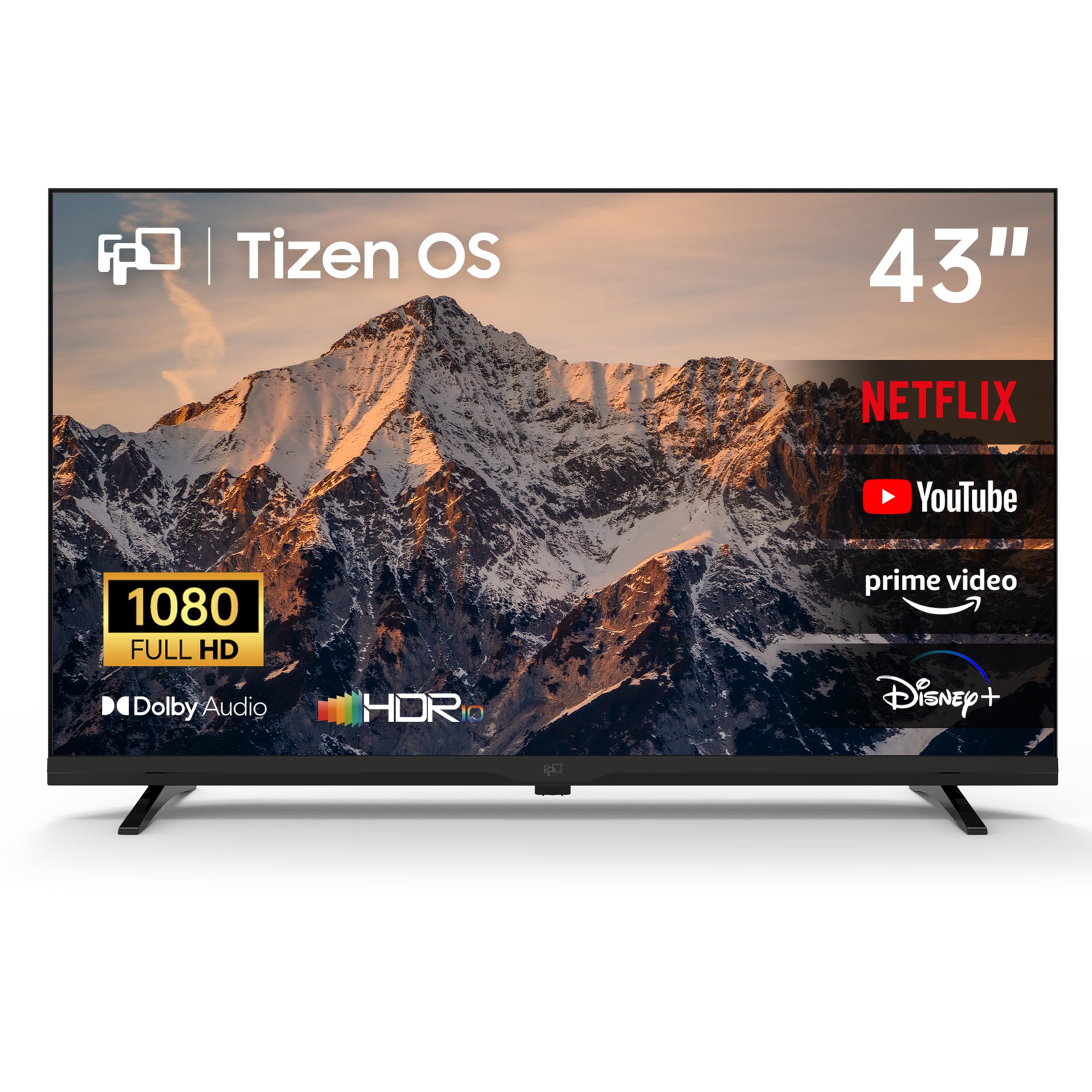 FPD 43 Inch Smart TV, 1080p FHD Tizen OS with Built-in Streaming
