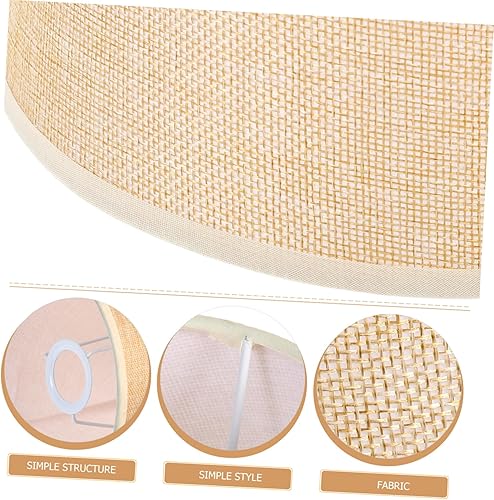 Miniatura 4 de LABRIMP Pantalla de lámpara Decoración de techo Accesorios de mesa Pantallas para lámpara de mesa Pantalla de tambor Barril Pantalla de tela de