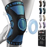 Vista 21 de NEENCA - Rodillera profesional de compresión, tecnología de punto horizontal, grado médico, para desgarro de menisco, ligamento anterior cruzado