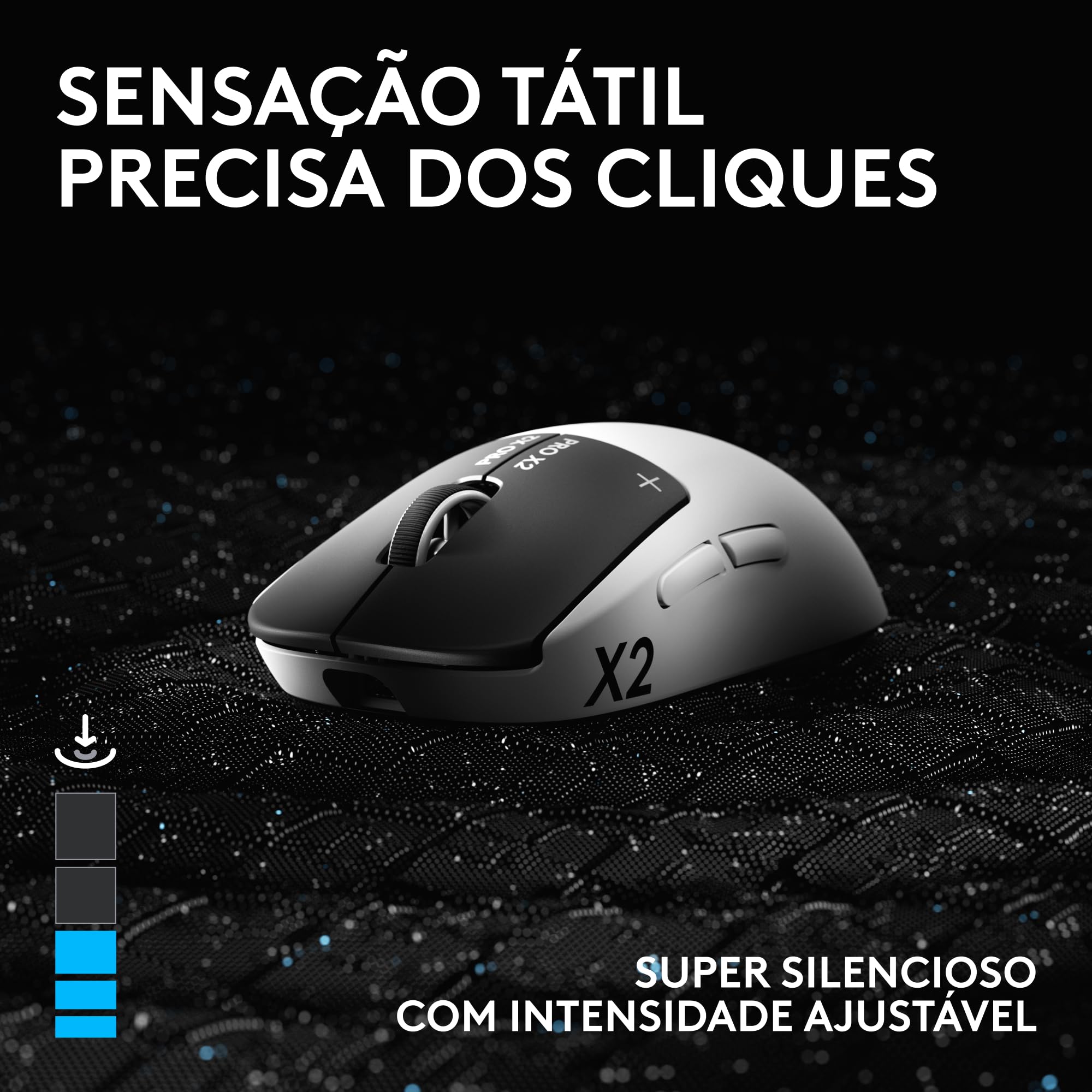 Mouse Gamer Sem Fio Logitech G PRO X2 SUPERSTRIKE LIGHTSPEED