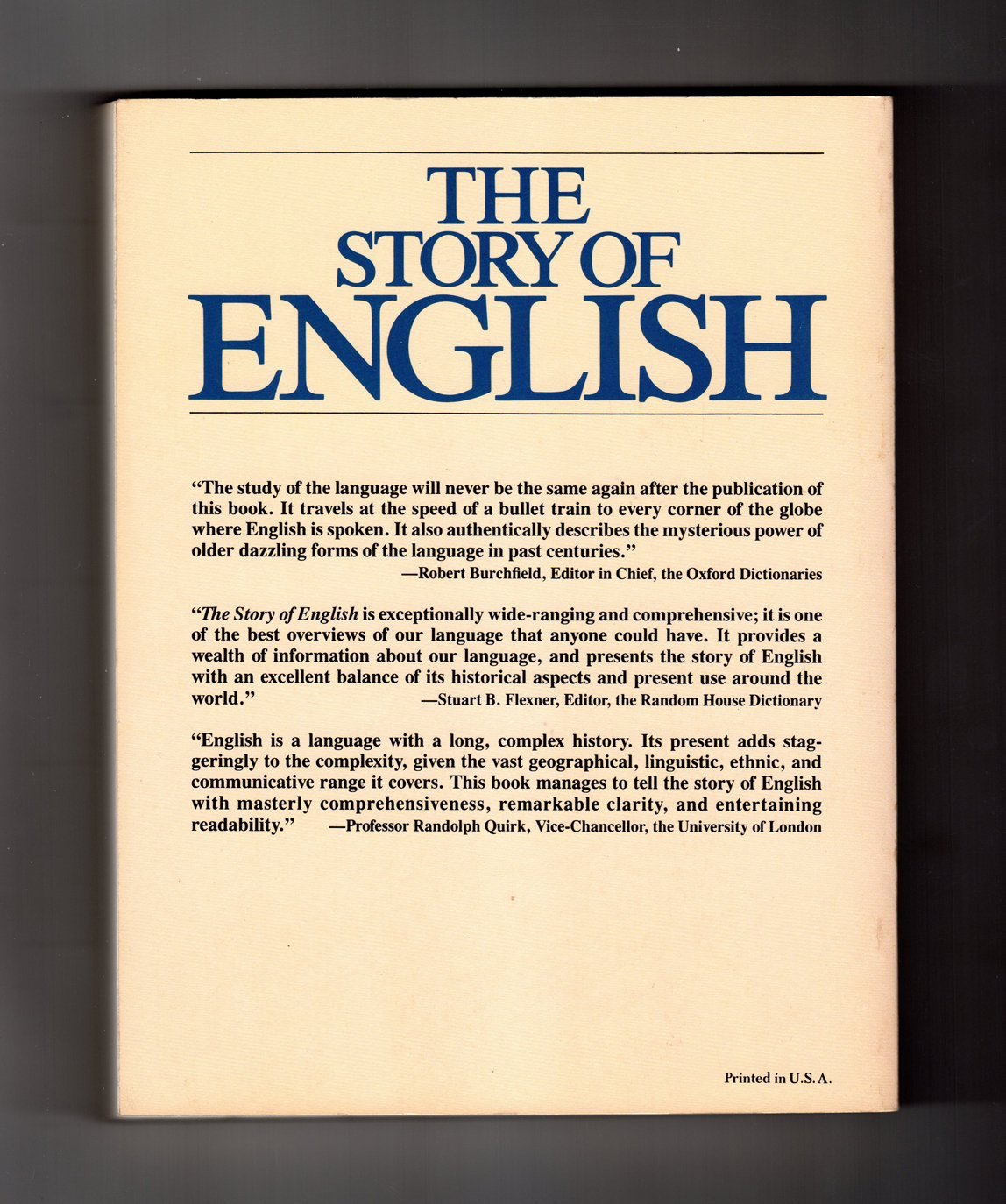 The Story of English McCrum, Robert; Cran, William and MacNeil, Robert - PT03