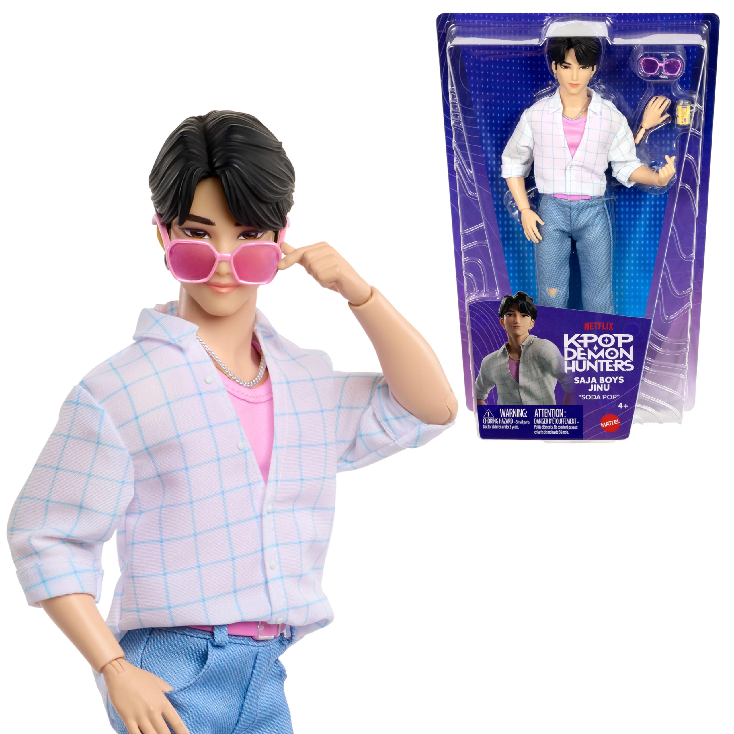 K-Pop D.J. HAN YONG JIN DANCE TOP 40 3枚組 Amazon.com: ​Mattel Kpop Demon Hunters Saja Boys Jinu Fashion Doll