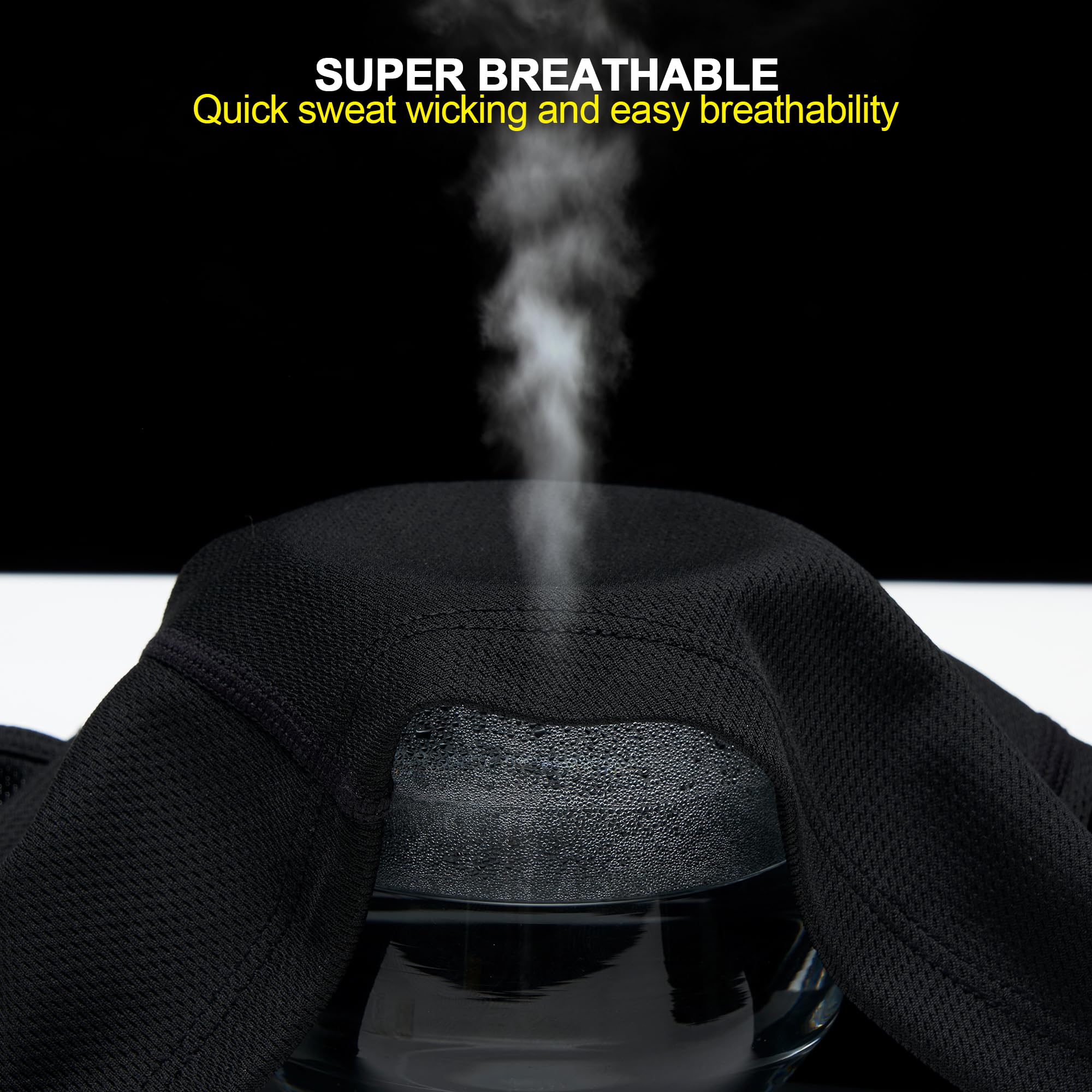 SAITAG Balaclava Ski Mask 2 Pieces-Winter Full Face Mask for Men Women, Sheisty Mask Sun Hood for Skiing Snowboarding