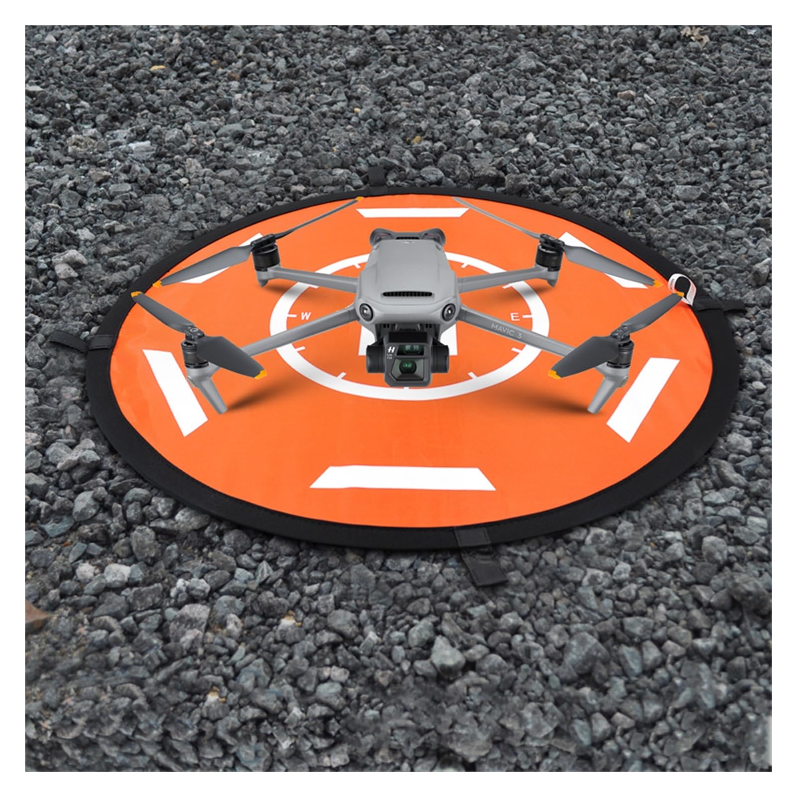 Składana podkładka do lądowania drona 50/56/65/80 cm do DJI Mavic 3 Pro/Mavic 3/Mini 4 Pro/Air 3S/Avata 2, wodoodporna lądowisko quadcoptera ze słupkami naziemnymi, akcesoria do przenośnych
