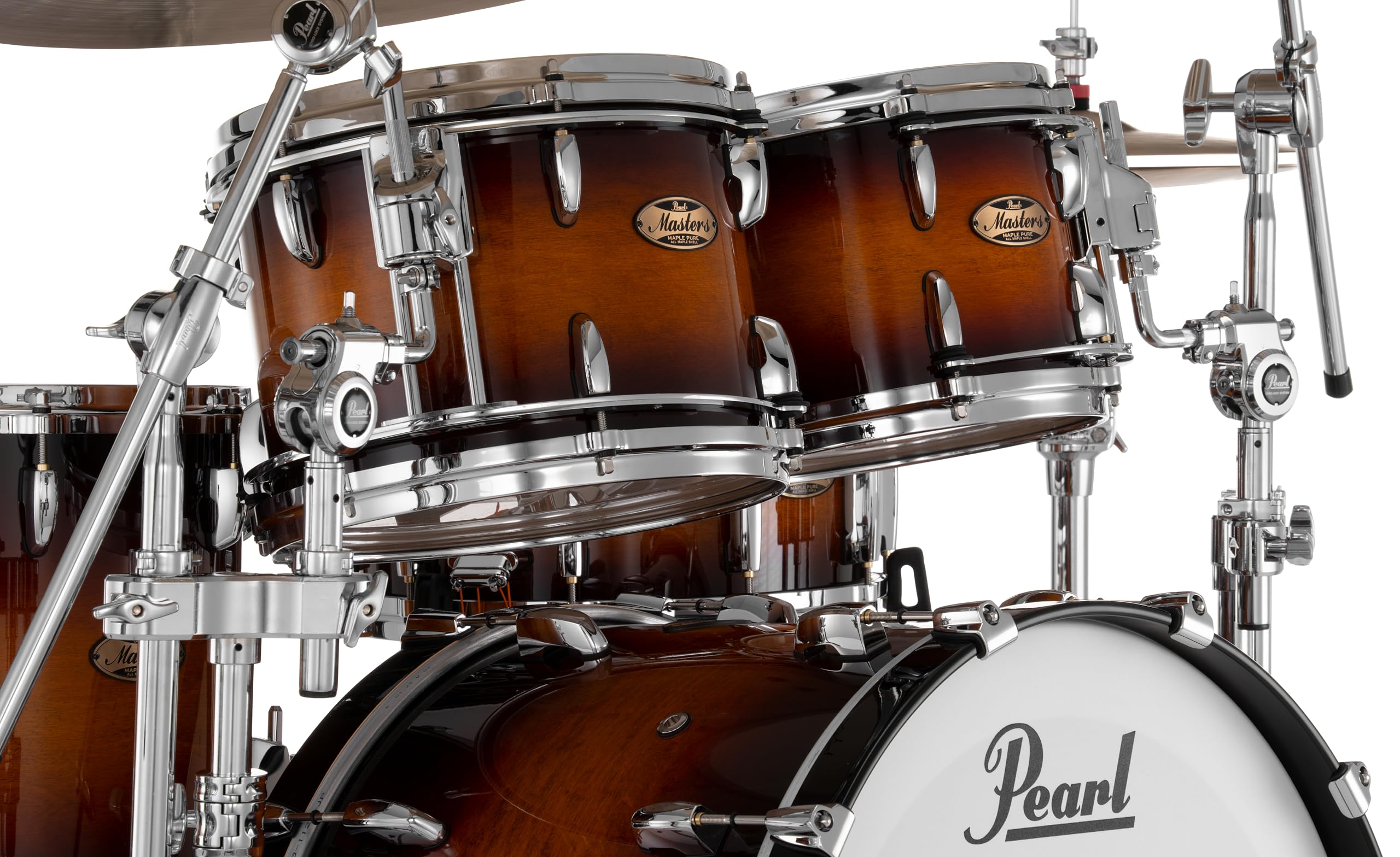 Amazon.com: Pearl Masters Maple Pure 4-PC Shell Pack Vintage