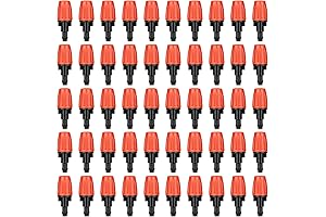 50 Pcs Drip Irrigation Micro Spray Emitters Nozzles Kit