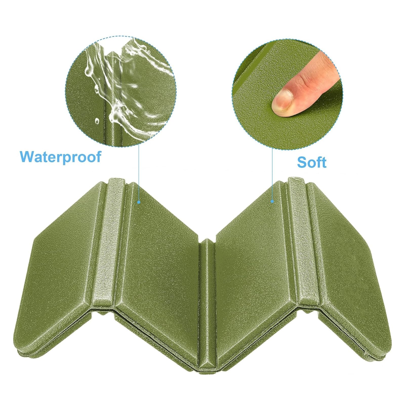 CZN Thermo Sitzkissen Outdoor - Faltbare XPE Sitzmatte Wasserdicht Für Camping & Picknick