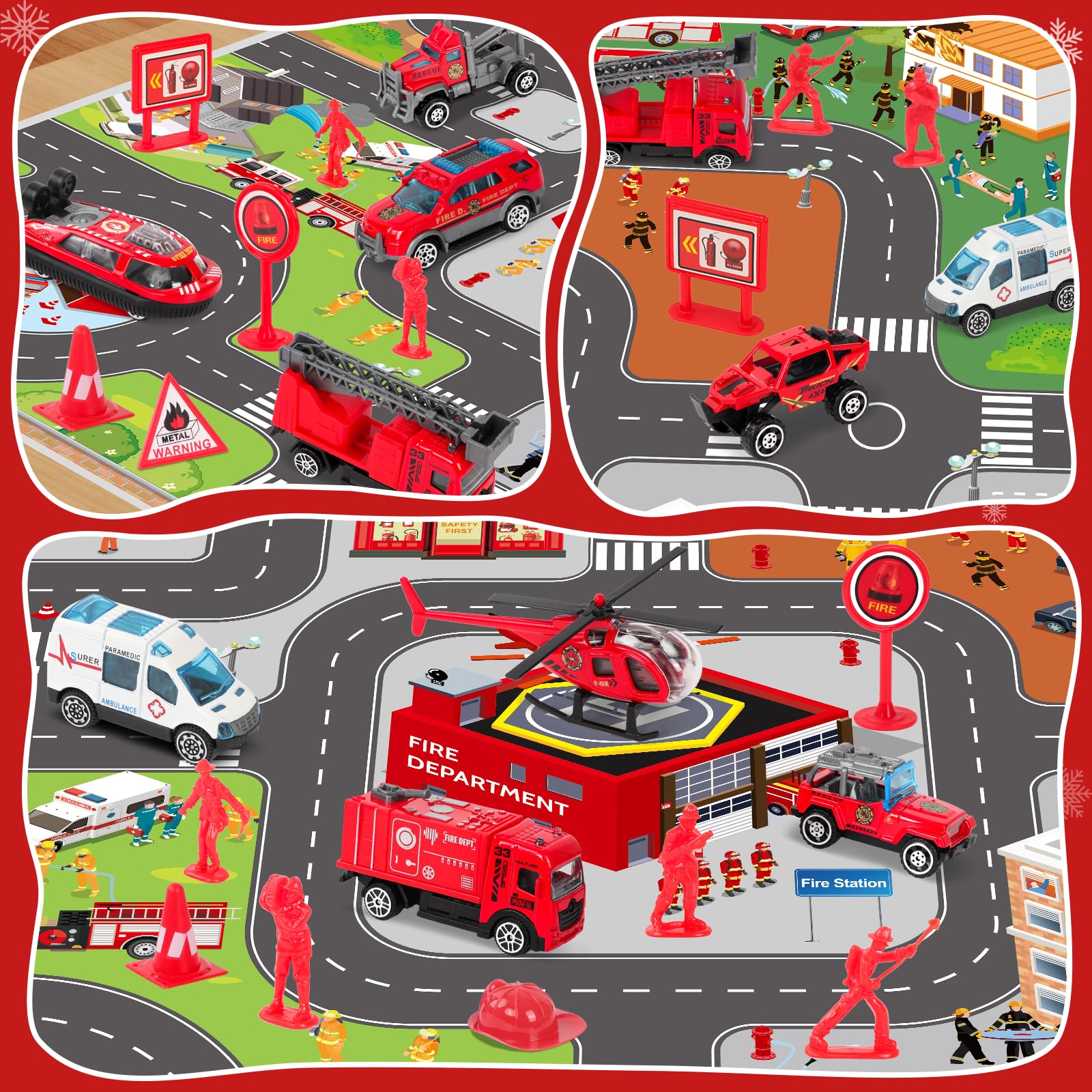 Calendario Adviento 2026 Niños,Calendário do Advento Cars,Christmas Advent 2026 Cars Coches Juguetes para niño 3 4 5 6 7 8 9 10 Años,Calendario Adviento Criança Juguetes Camión de Bomberos