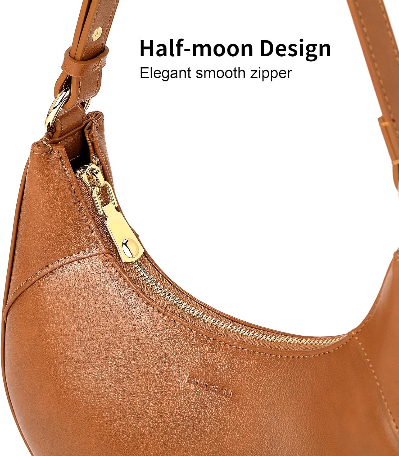 nuoku Hobo & Crescent Bags - Designer Handbags for Women