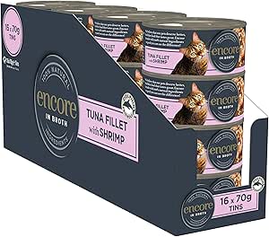 Natvoer 24x70g Menselijke Voedselketen Almo Nature Kattenvoer Natvoer - Tonijn & Garnalen, 24 Blikjes à 70 Gram Natuurlijk Kattenvoer Blikjes