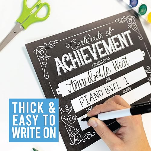 Miniatura 8 de 25 documentos de certificado de finalización en blanco y negro para impresión, certificados de estudiante del mes para estudiantes, certificados de