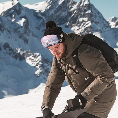 Miniatura 7 de Sunsetbaby Funda protectora para gafas de esquí  Mantén tus lentes limpias y sin arañazos  Regalos para los amantes del esquí