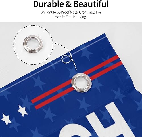 Miniatura 2 de Banderas para habitación de adolescentes y niños Impeach, Biden-Make America America Again, decoración de porche, accesorios de dormitorio al aire