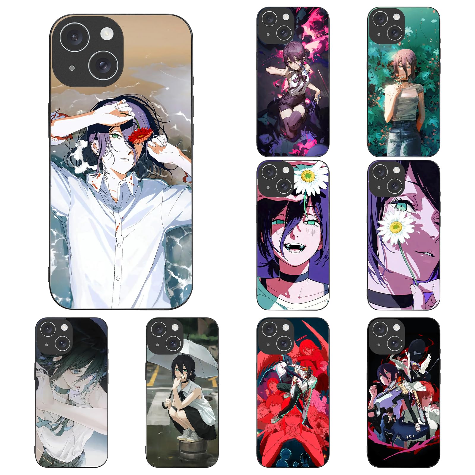 Amazon.co.jp: チェンソーマン スマホ ケース iphone16スマホカバー 全