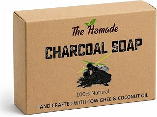 Charcoal Soap – Activated Charcoal Herbal Soap – Deep Cleansing, Tan Removal, Skin Detox – Anti-Acne, Anti-Pollution – 10... Price In India