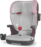 UPPAbaby Alta V2 High Back Booster Seat/Seven-Position, Active Support Headrest for Growing Children/SecureFit Integrated Belt Guide + Positioner/Cup Holder Included – Jake (Black Mélange)