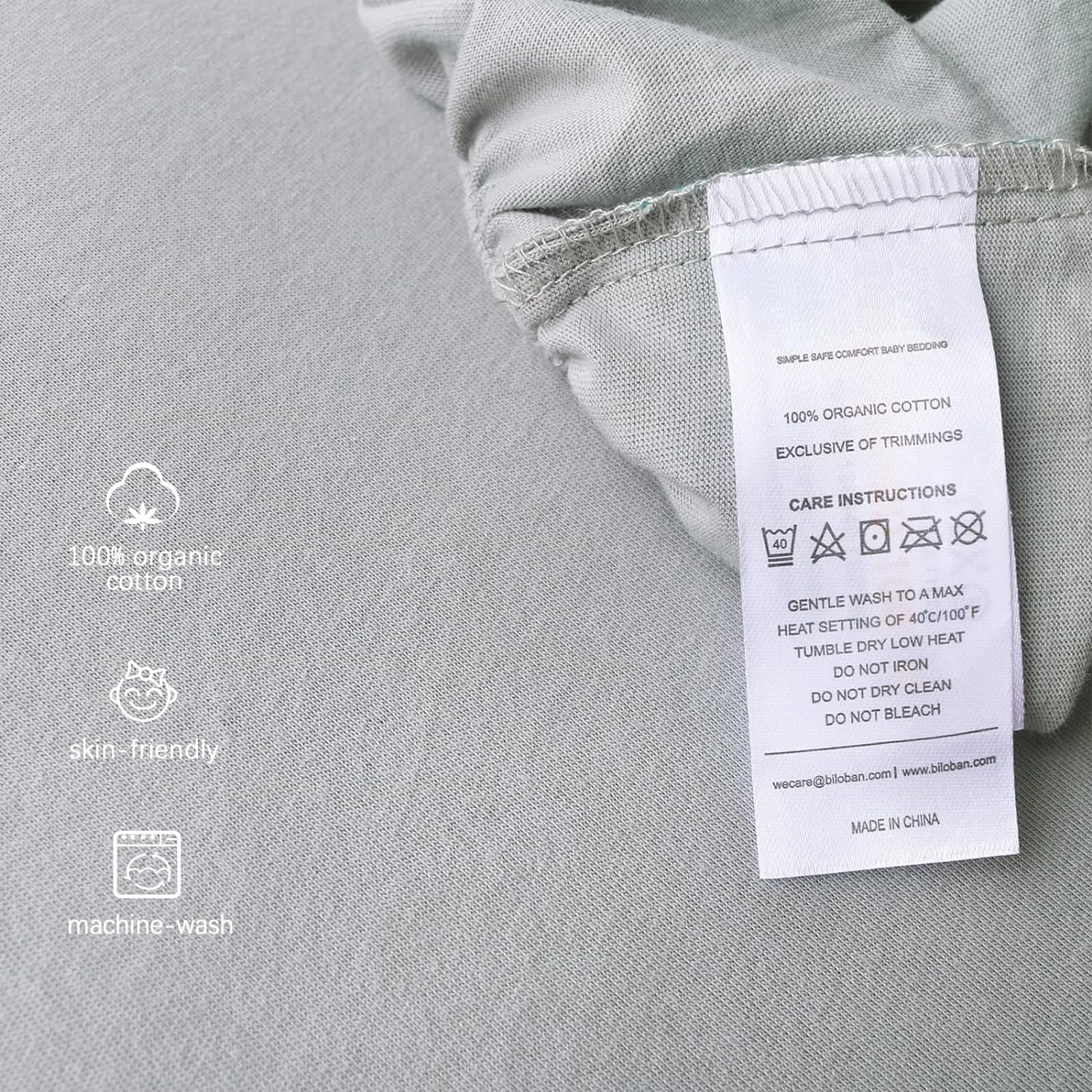 Next To Me Crib Sheets 83x50cm, 2 Pack of 100% Jersey Knit Cotton Sheets Fitted - Image 4