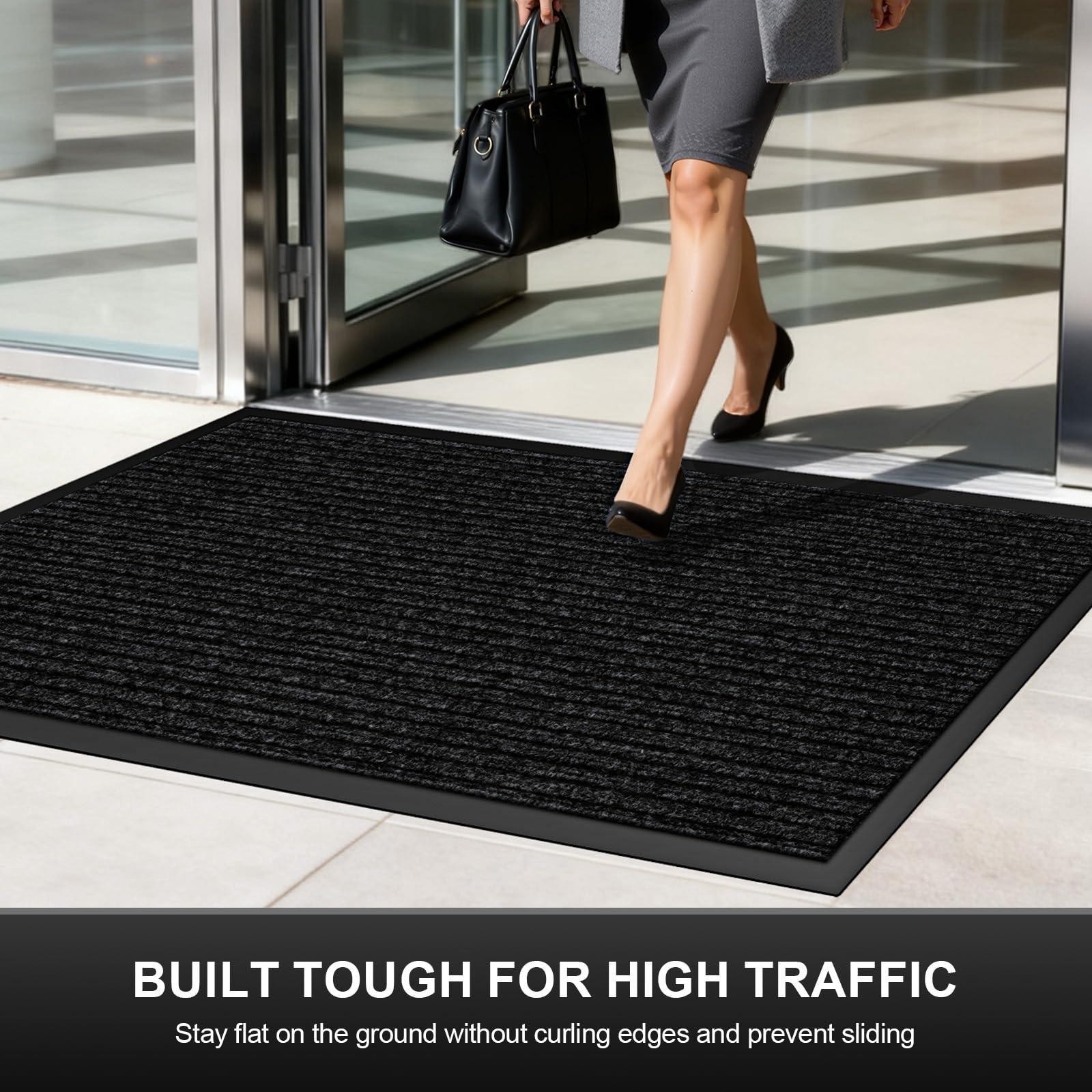 60"x36" Commercial Floor Mat, Non-Slip Waterproof Front Door Mat — Amazon image 2