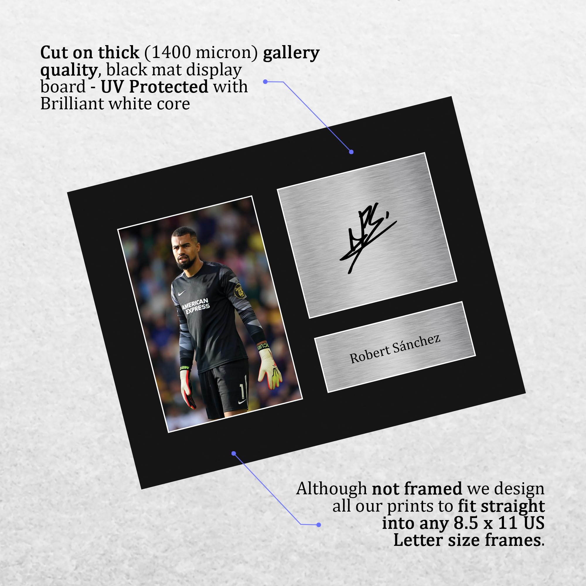 Amazon.com: HWC Trading Robert Sanchez Brighton & Hove Albion