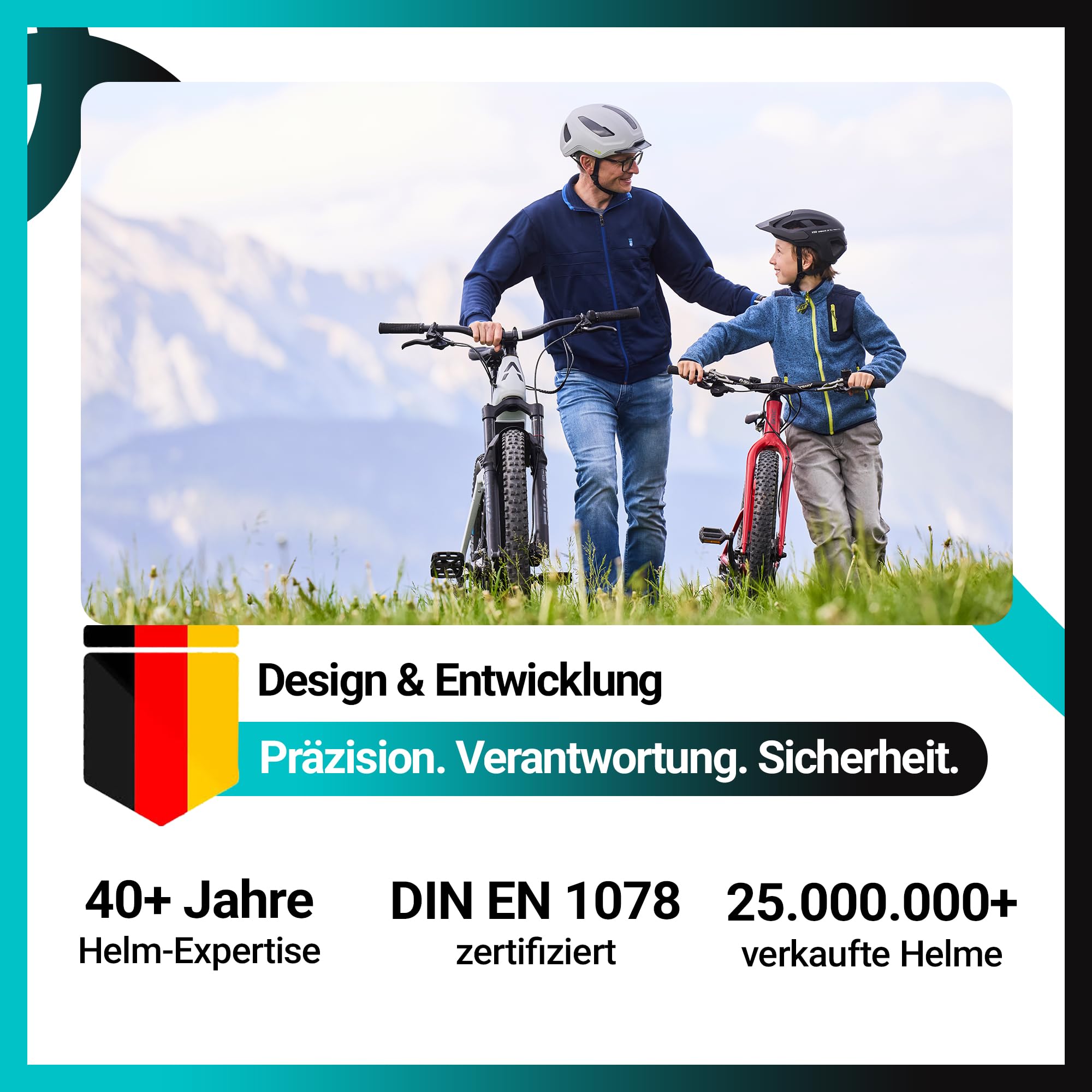 KED Embrace Jr Fahrradhelm – Jugendhelm Mit Integriertem Visier, Leichtbau Und Vielseitiger Alltagstauglichkeit