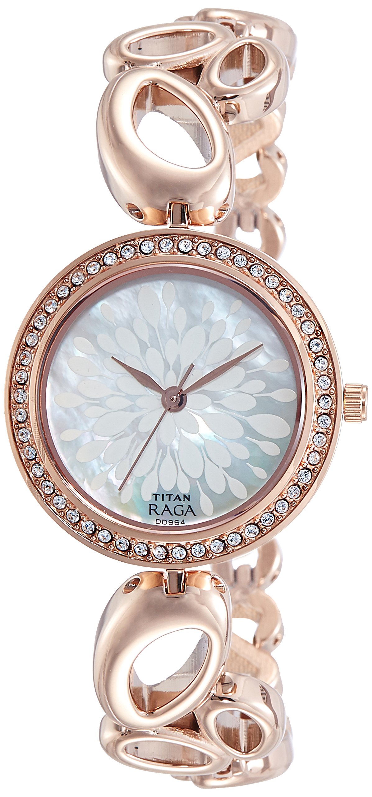 Titan Metal Analog Mother Of Pearl Dial Womens Watch-Nl2539Wm01, Band Color:Rose Gold (B072VFS2DW) Amazon Price History, Amazon Price Tracker