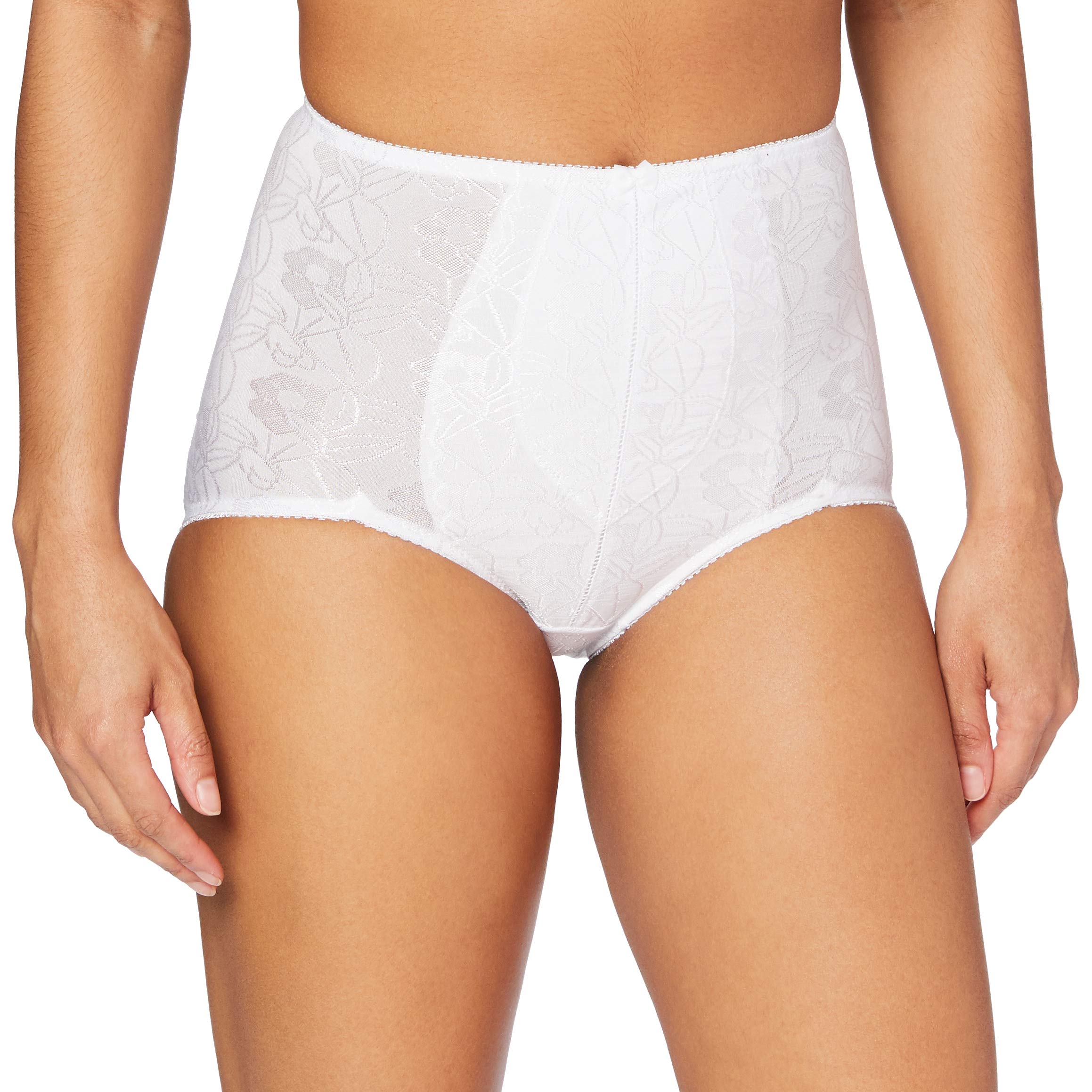 Sassa Women's White - Weiß (Weiß 00100) Jacquard Control Briefs - White - 18