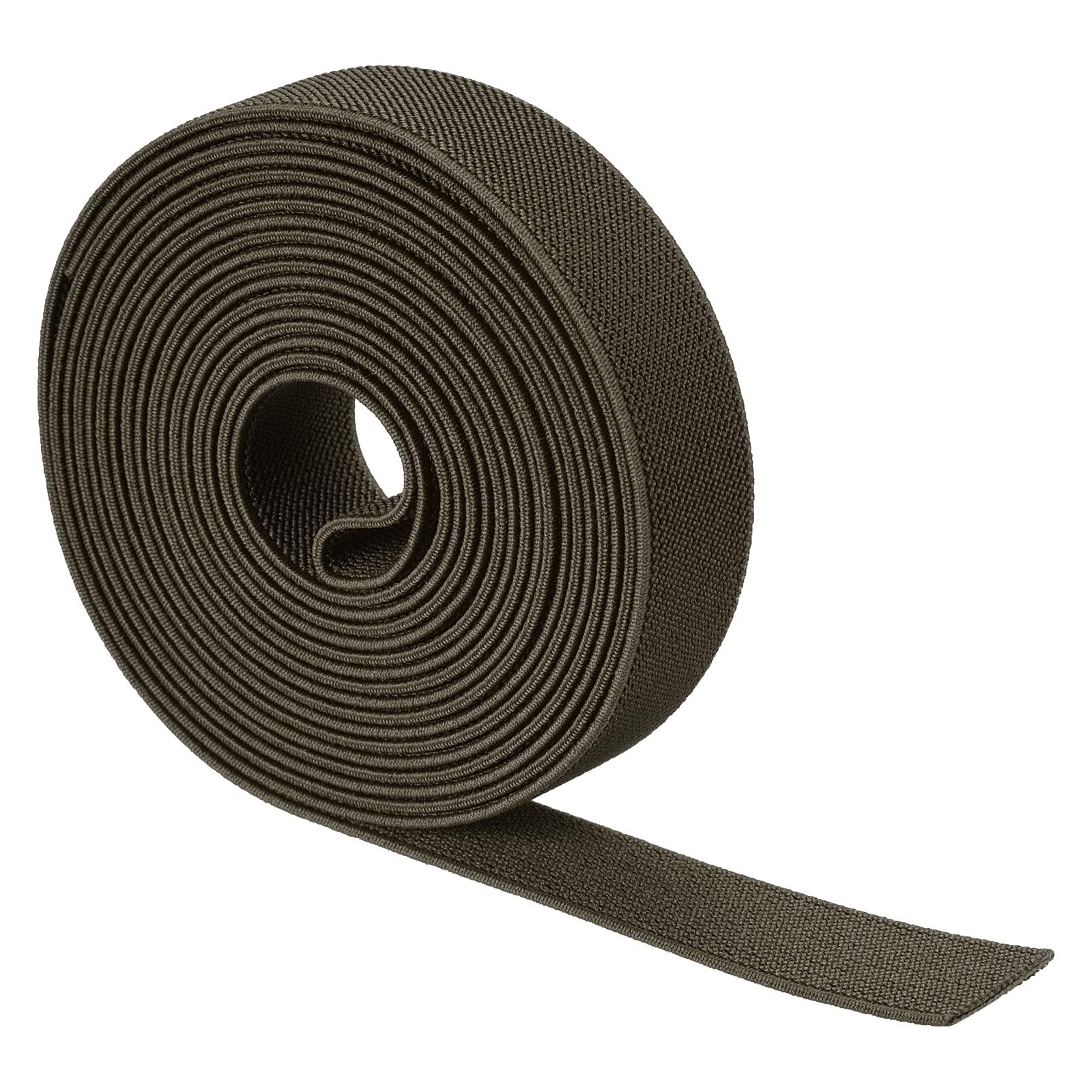 TA-VIGOR 25mm Twill Elastic Band 4 Yard Double Woven Olive Green