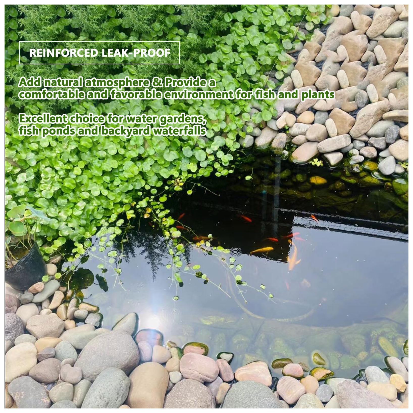 Rete da giardino flessibile resistente agli strappi da 0,2 mm, per stagni Koi e piscine per pesci, copertura in rete nera, dimensioni 7 x 8 m, per una protezione efficace e versatilità
