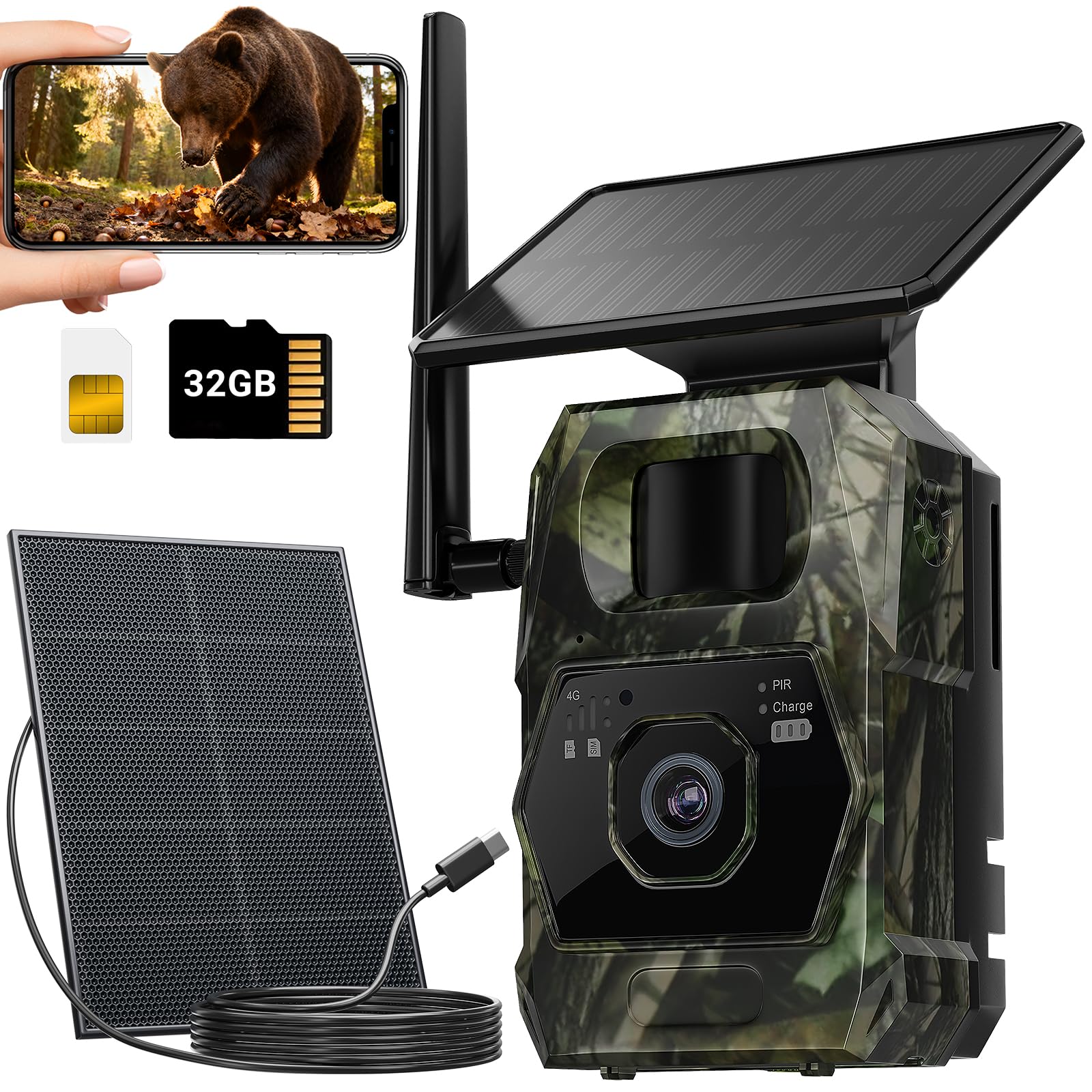 Amazon.com: GKP9 Ai Trail Camera Cellular — Game Camera with Built