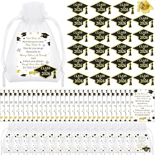 Tondiamo 30 Set Class of 2026 Graduation Pins, Cards, Gift Bags