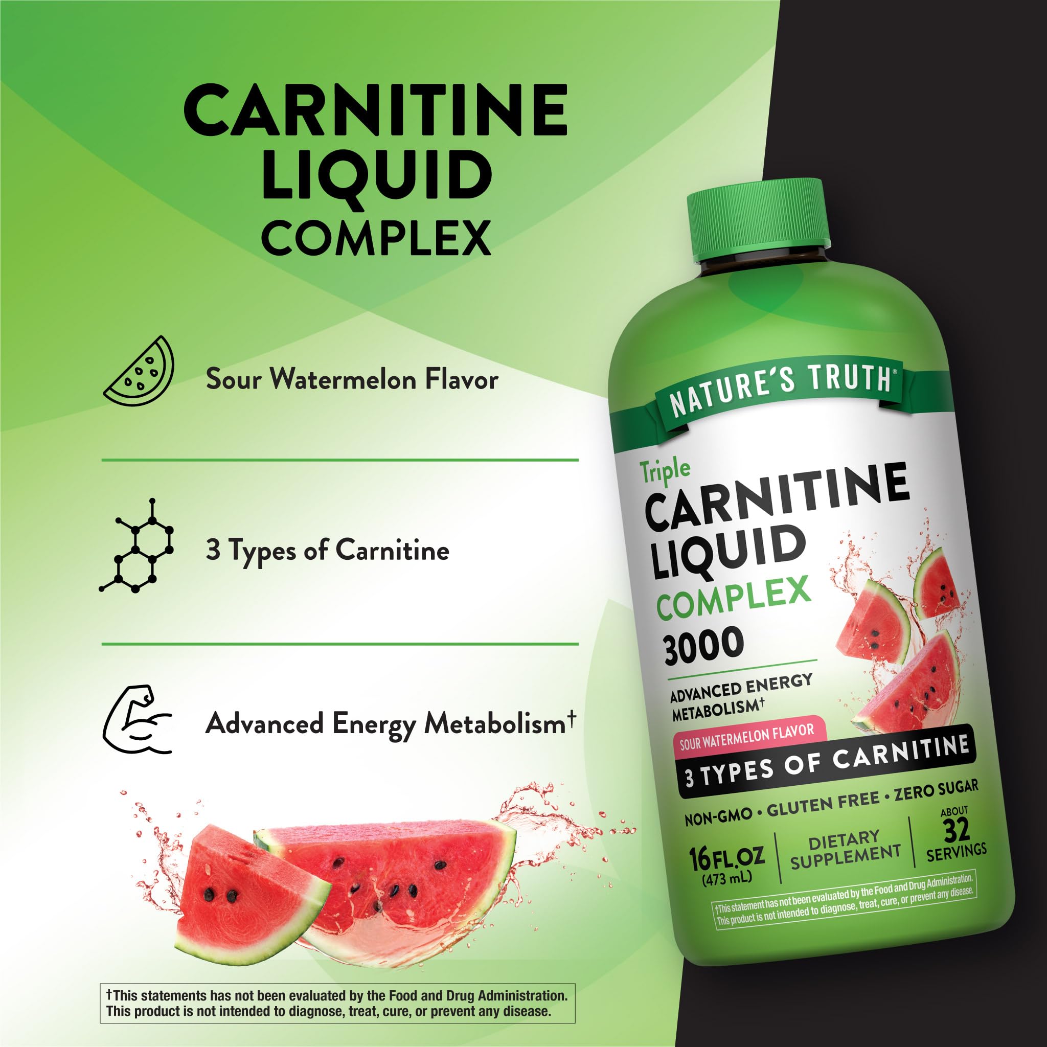 Nature's Truth Carnitine Liquid Complex | with Three Forms of L-Carnitine — Amazon image 5