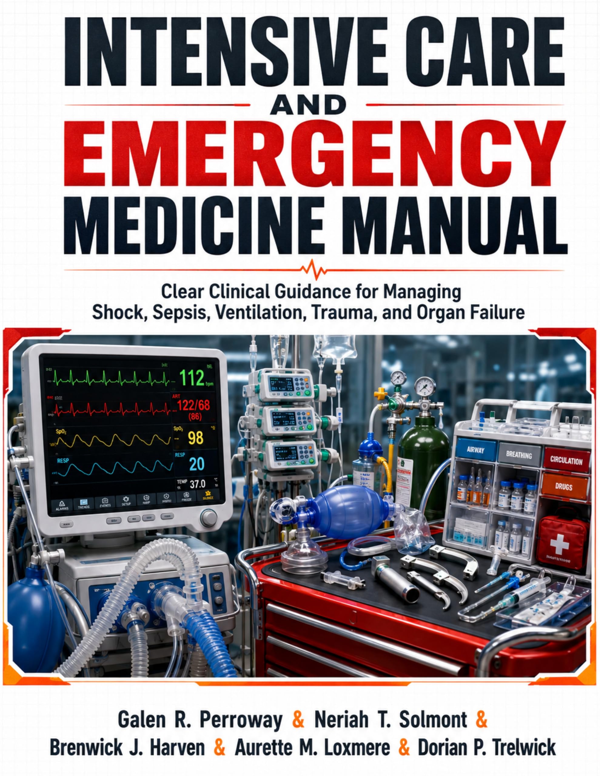 Intensive Care and Emergency Medicine Manual: Clear Clinical Guidance for Managing Shock, Sepsis, Ventilation, Trauma, and Organ Failure (English Edition)