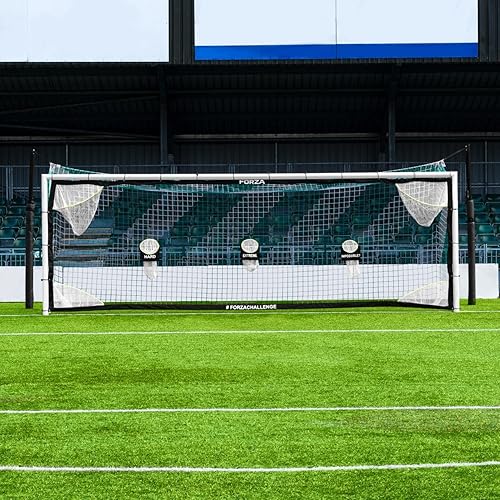 Miniatura 11 de FORZA Hojas de Blanco de Fútbol Profesional | Red de Portería con Blancos de Fútbol | Zonas de Puntuación para Mejorar la Precisión de Tiro [4