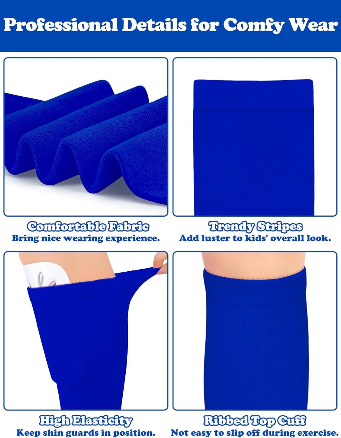 Sarfel Kids Soccer Socks Toddler Soccer Socks Boys Baseball Socks Girls Softball Socks Youth Football Accessories Kids Cotton
