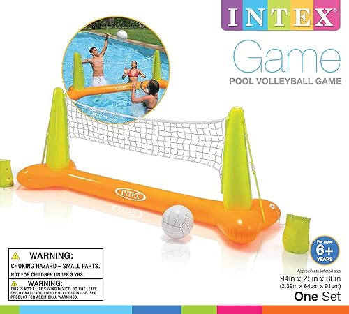 Miniatura 9 de Intex - Juego de voleibol de piscina 94 pulgadas x 25 pulgadas x 36 pulgadas para mayores de 6 años