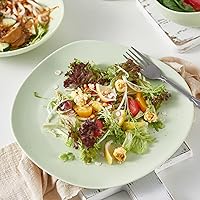 Vista 70 de Stone lain Delilah - Juego de platos llanos de 6 piezas, porcelana, naranja pastel