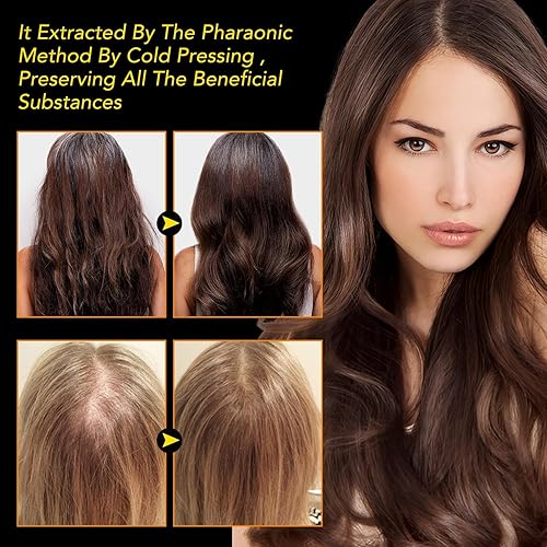 Miniatura 4 de Uocasi Aceite de semilla negra, prensado en frío, 100% puro y natural, crecimiento del cabello y cuidado de la piel, 2.02 onzas líquidas