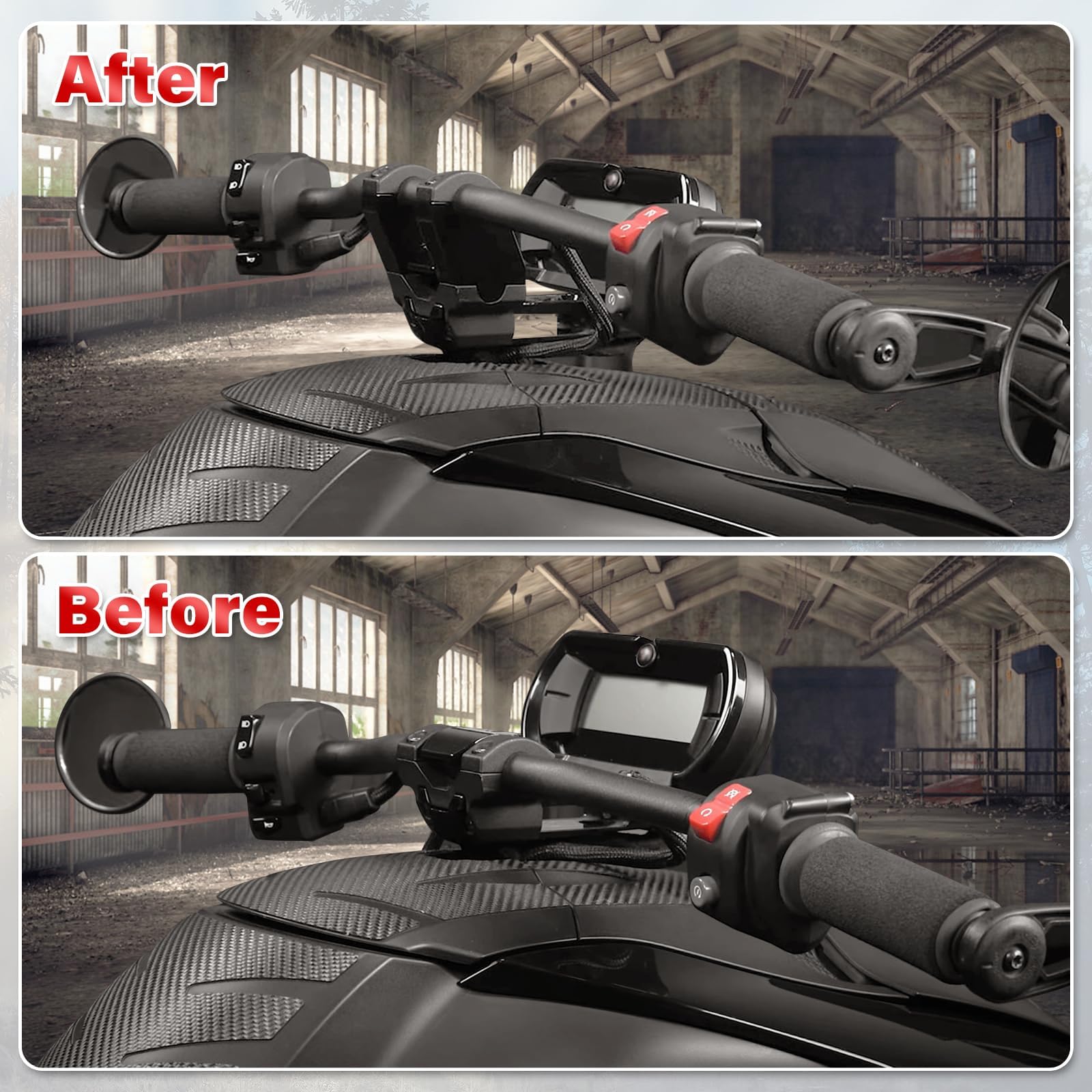 Pistol Motorcycle Risers