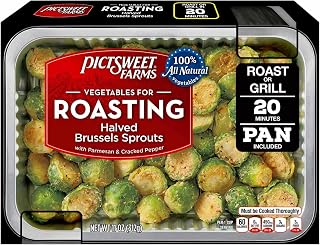 Pictsweet Farms Halved Brussels Sprouts for Roasting with Parmesan & Cracked Pepper - 11oz Tray