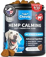 Vista 16 de Masticables calmantes para el alivio de la ansiedad de los perros, masticables suaves para perros, melatonina, extracto de manzanilla, raíz