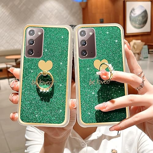 Miniatura 5 de Funda para Galaxy Note 20 (no 20 Ultra), para niñas y mujeres, bonita funda de silicona suave transparente, delgada, ligera, a prueba de golpes,