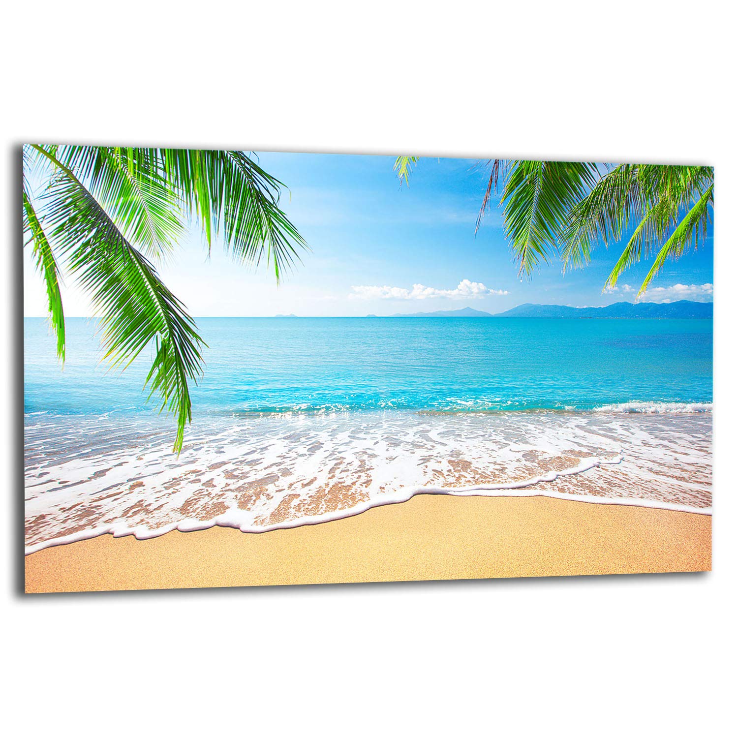 TMK - Tabla de cristal para cubrir el fogón, 80 x 52 cm, 1 pieza, cubierta de vitrocerámica para inducción, protección contra salpicaduras, placa de cristal, tabla de cortar, playa