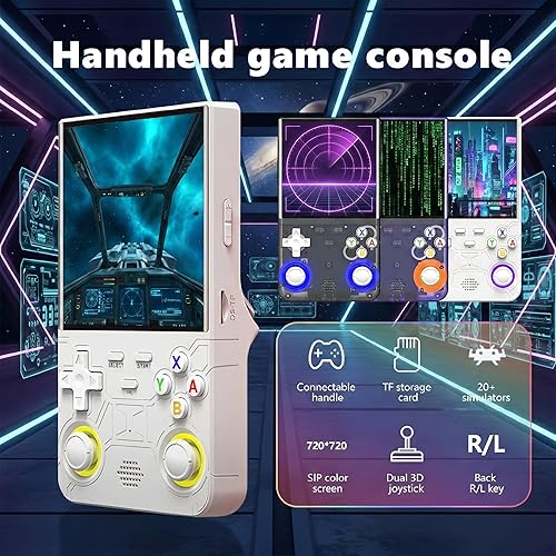 Miniatura 9 de Consola de juegos portátil R36 Ultra Retro, precargada de más de 20000 juegos clásicos, pantalla IPS de alta resolución de 4.0 pulgadas, sistema