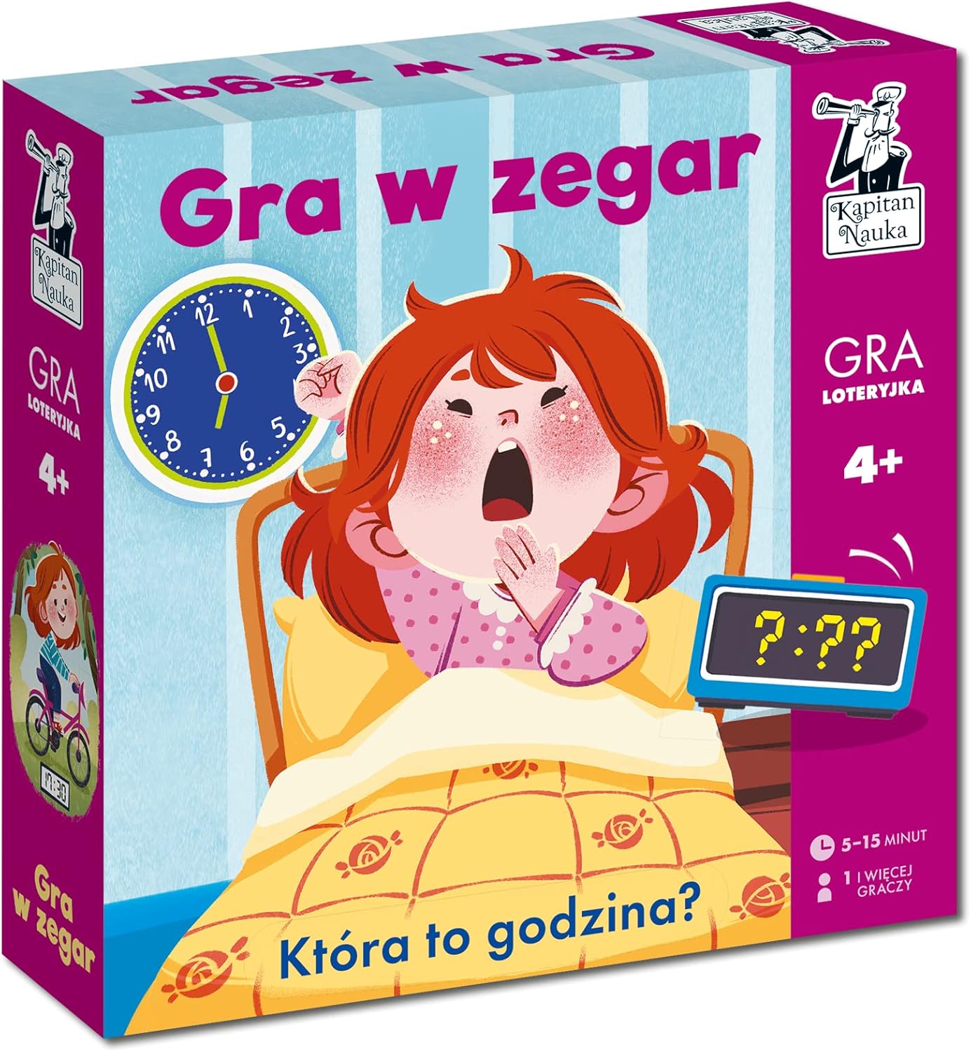 Playing the clock. What time is it? (4+). Captain Science