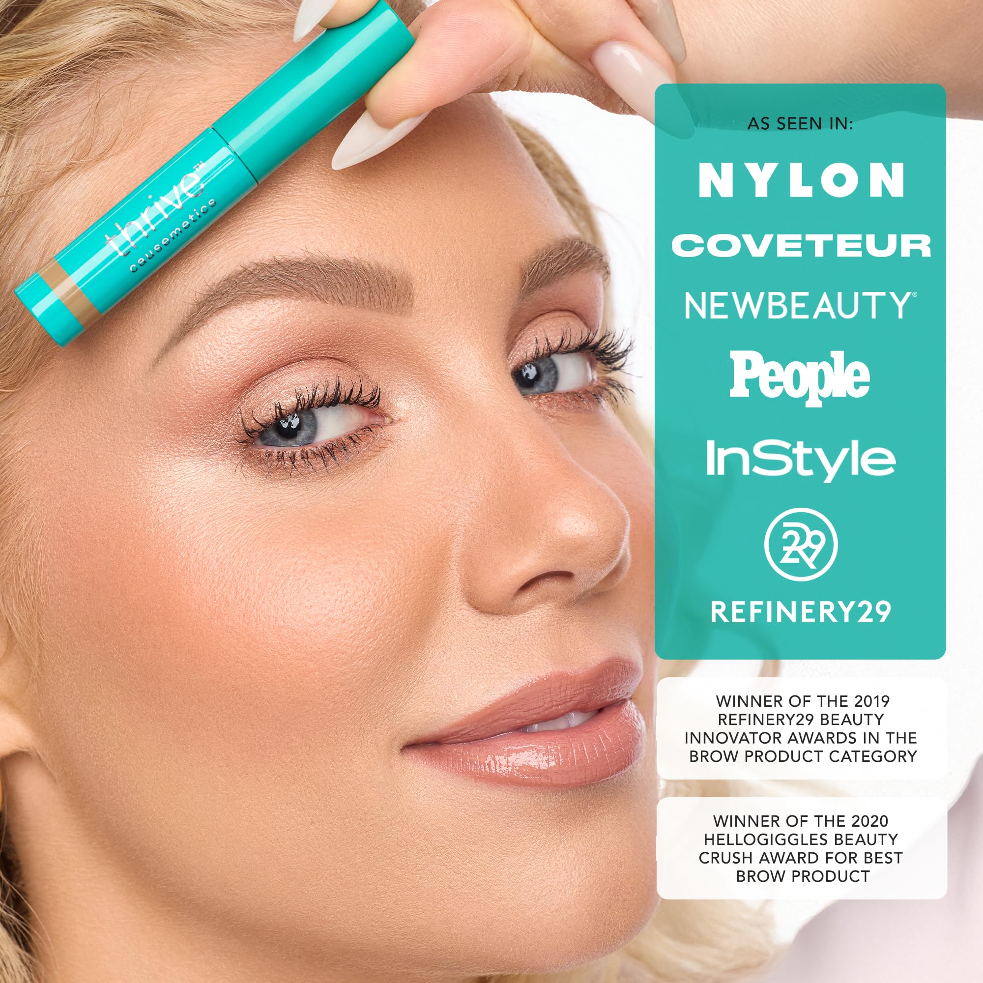 Thrive Causemetics Instant Brow Fix Tinted Eyebrow Gel
