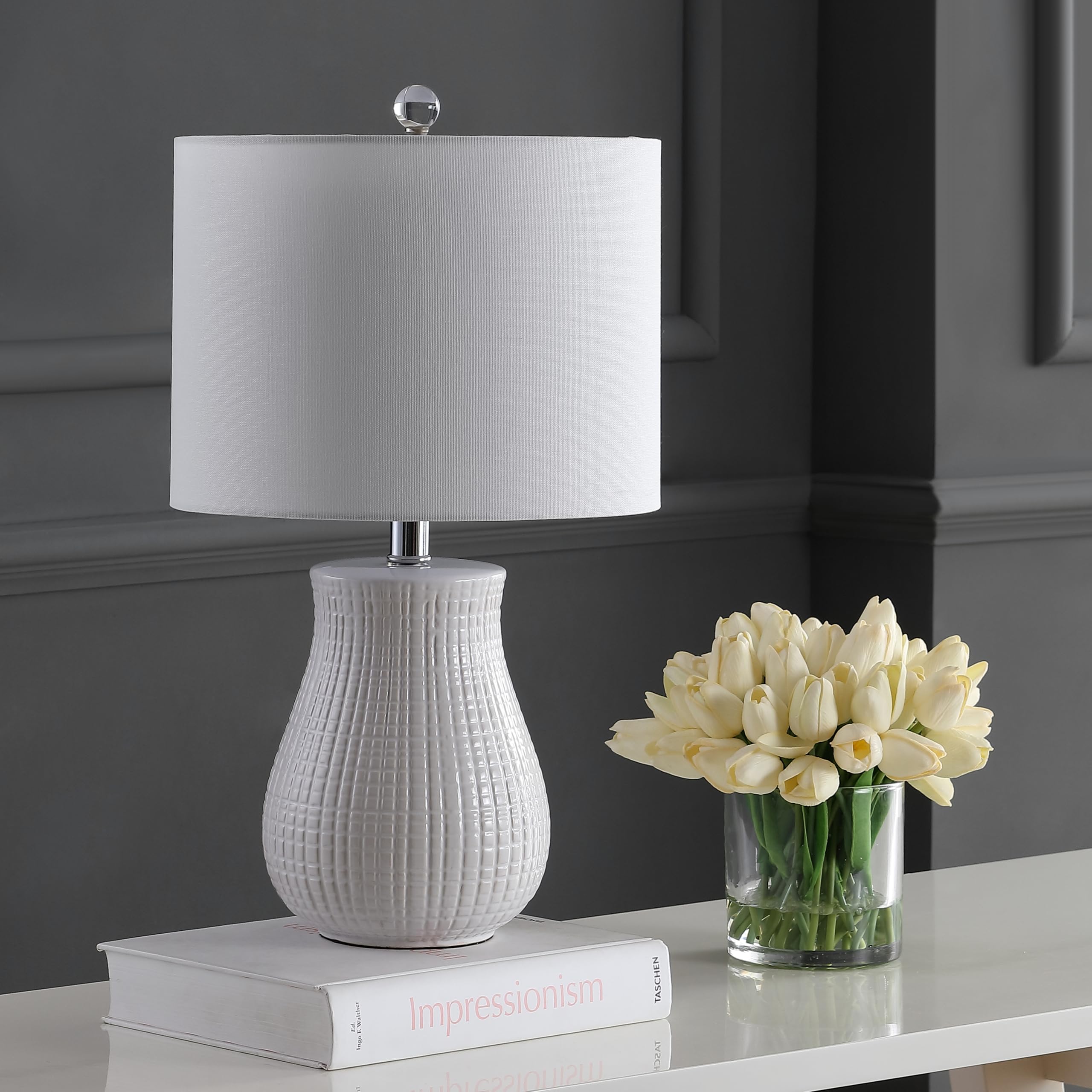 SAFAVIEH Lighting - Dayton 21-Inch Ceramic Table Lamp Set of 2