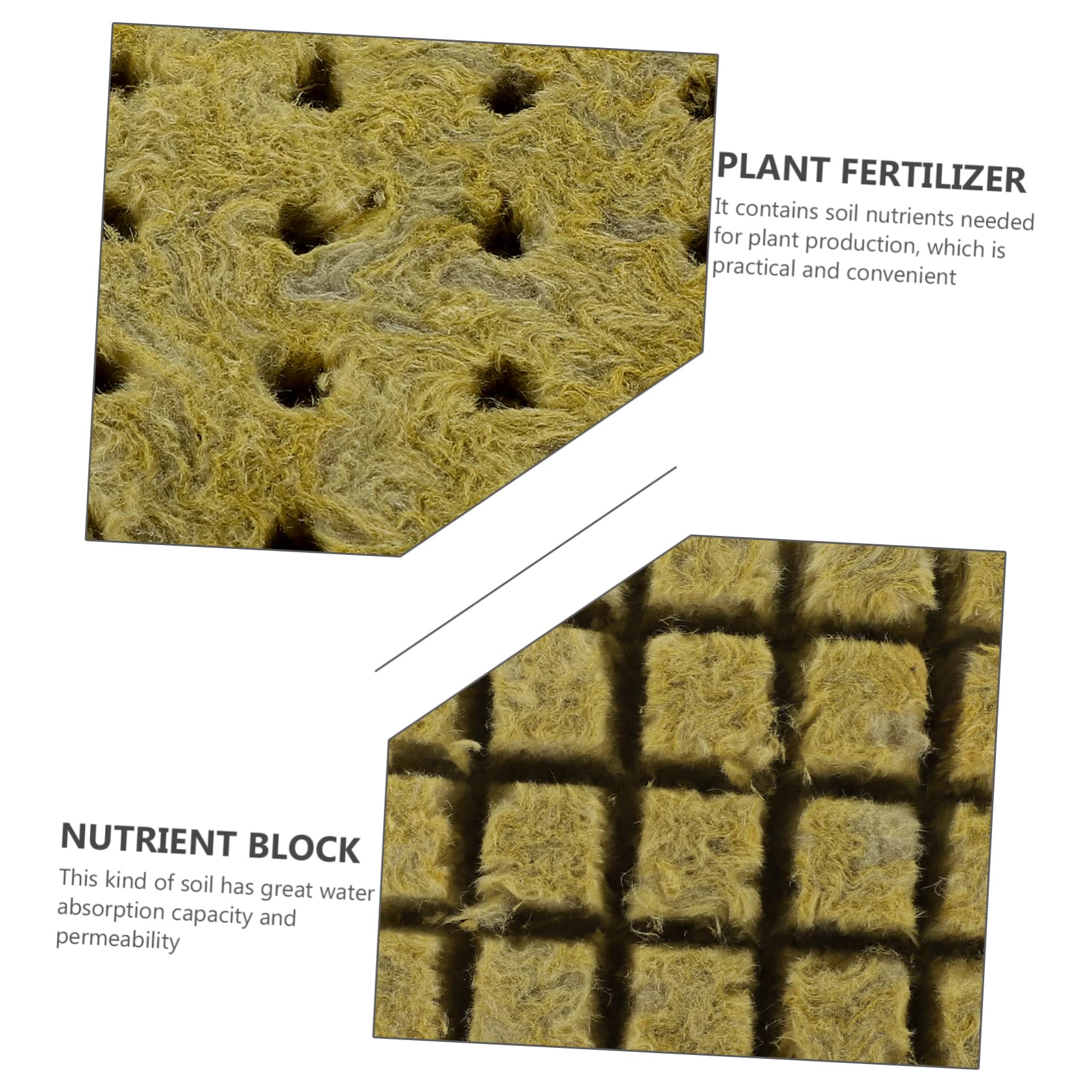 YARNOW 100pezzi Blocchi di Coltivazione Senza Terreno per Propagazione Piante per Semina Trapianto e Crescita di Fiori Verdure e Frutta