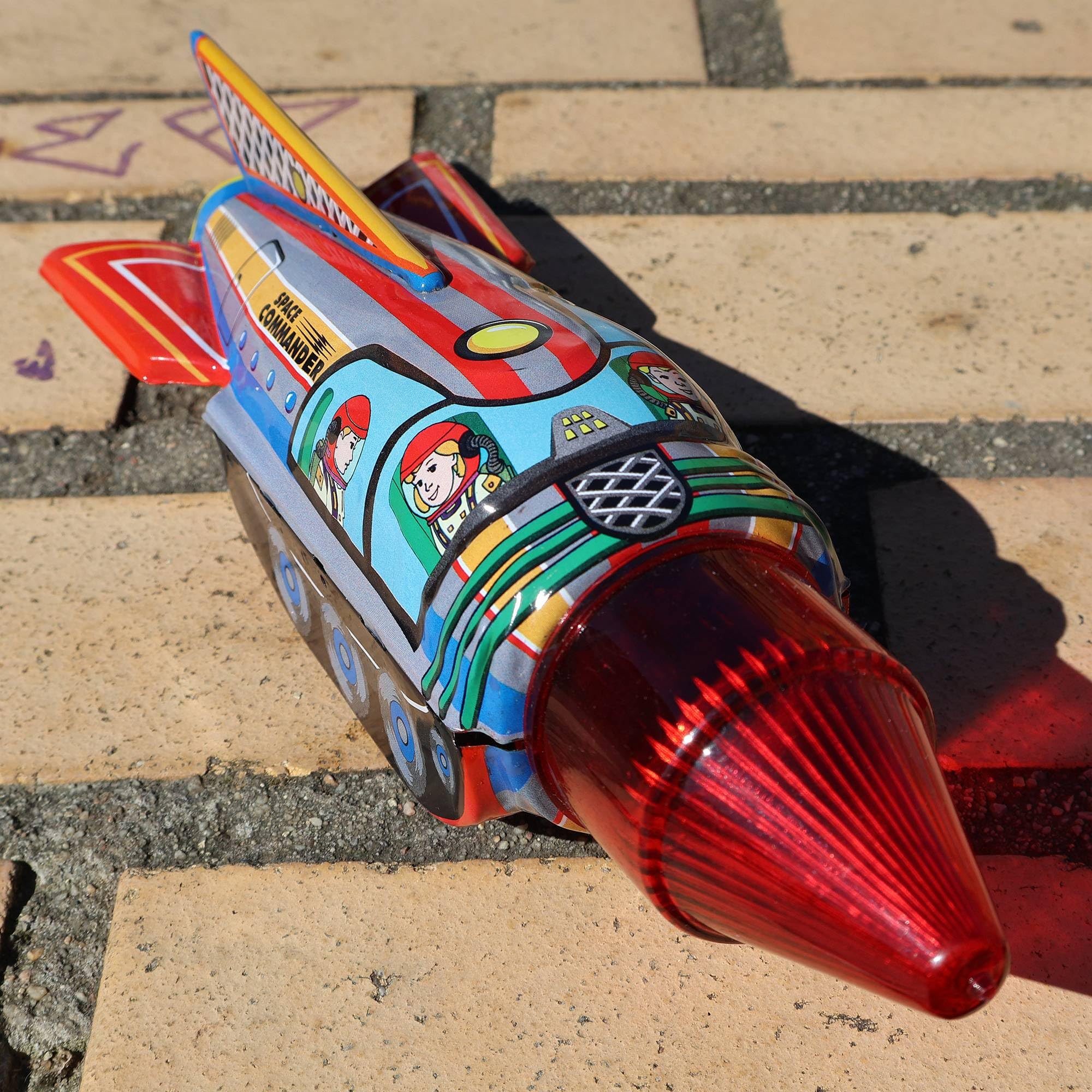 Freak Scene Space Blechspielzeug Rakete Set Raumschiff Blechrakete